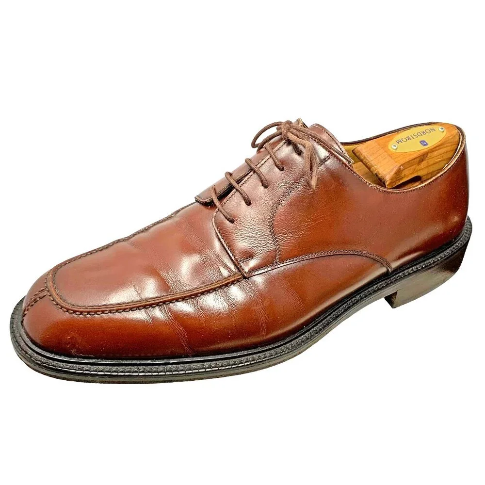 Cole Haan City‎ Calhoun Brown Leather Split Toe Dress Oxfords